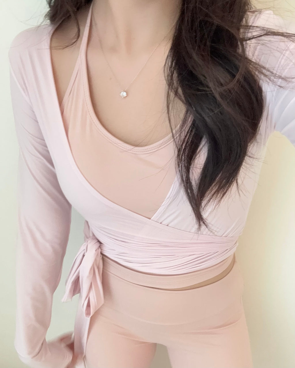 Rachel Wrap Top Outerwear Activewear