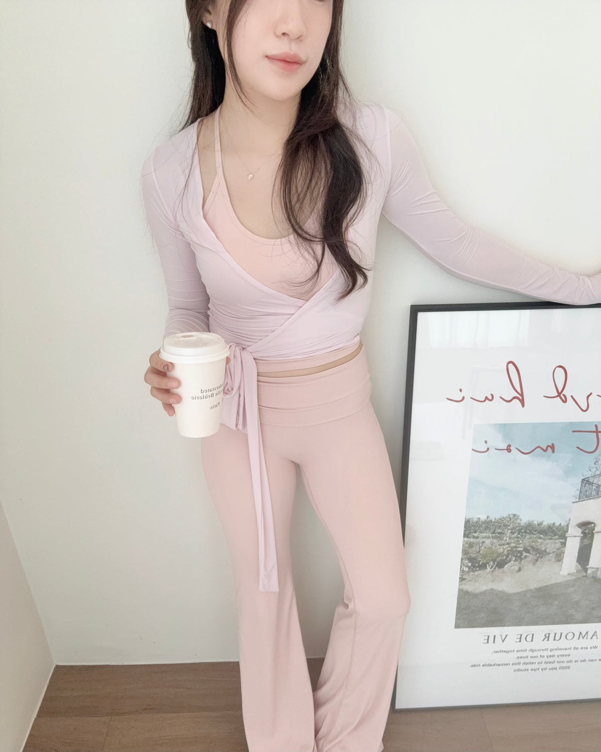 Rachel Wrap Top Outerwear Activewear